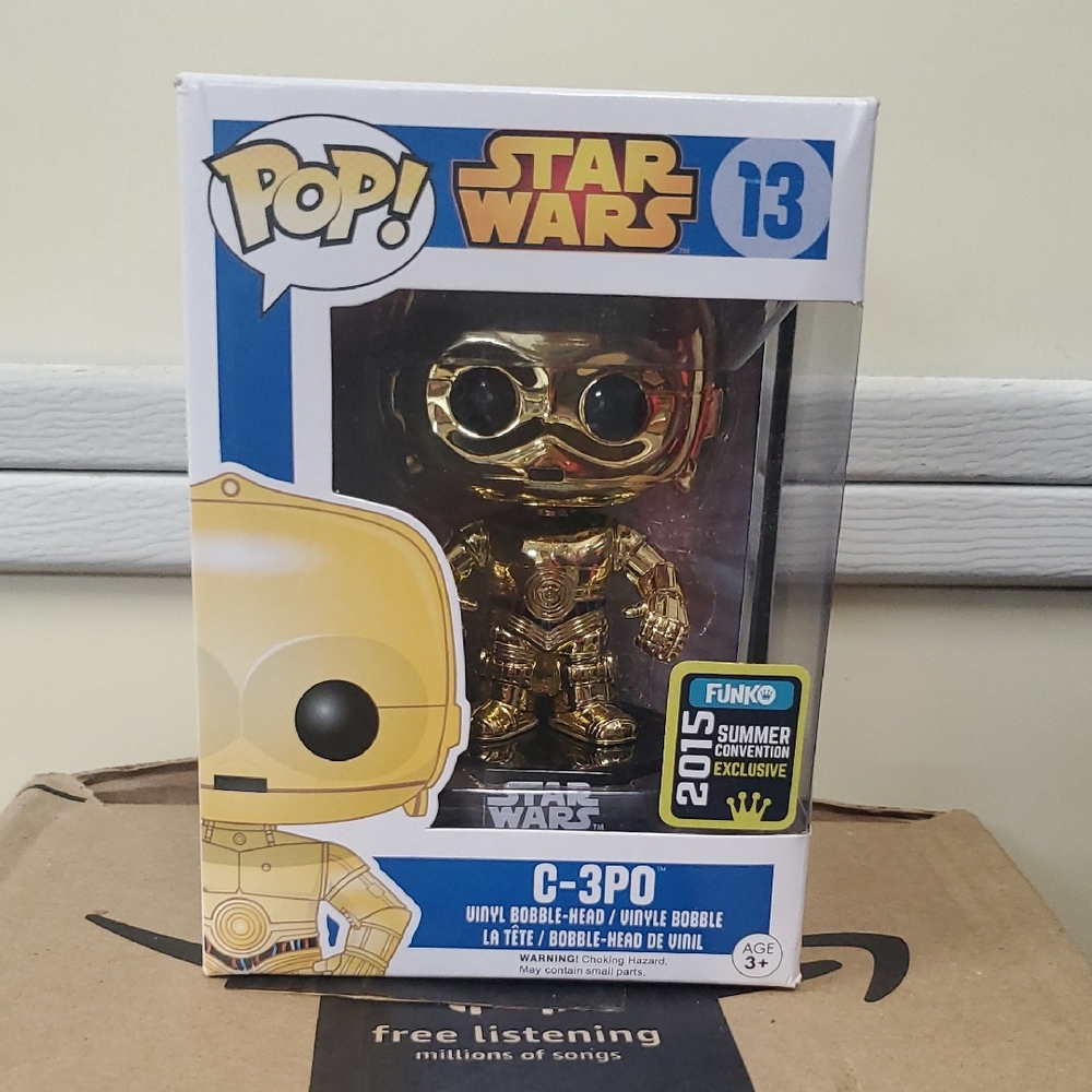 Funko Pop Star Wars C-3PO Gold Vinyl Figure #13